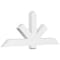 Ekena Millwork Kennewick Architectural Grade PVC Gable Bracket, 72"W x 30"H x 4"D x 6"F, 10/12 Pitch GBP072X30X0406KEN00 - alternate 1